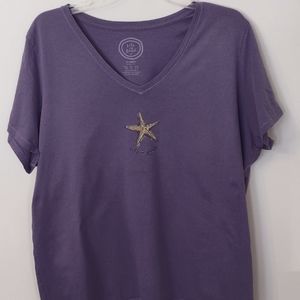 Women's Life Is Good Tee sz XL